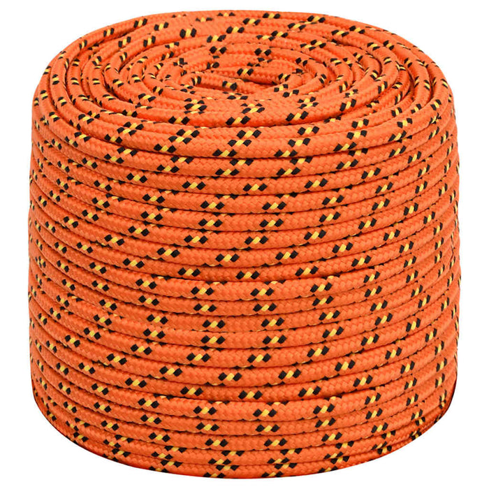 Frânghie de barcă, portocaliu, 6 mm, 25 m, polipropilenă WALTI