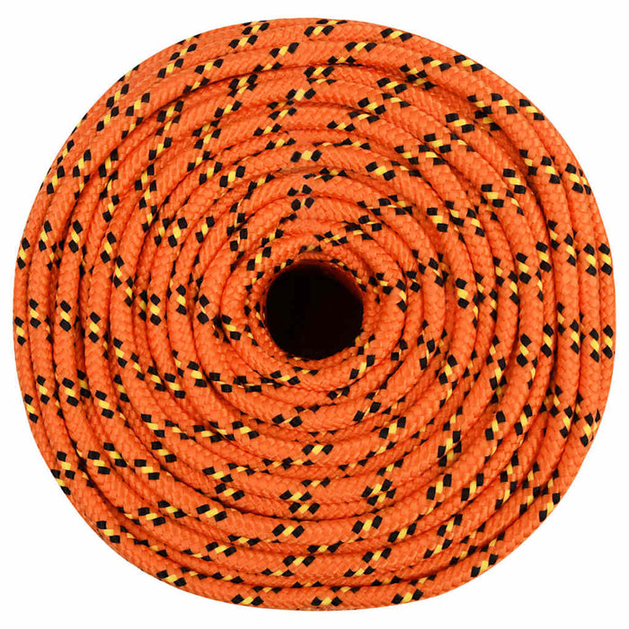 Frânghie de barcă, portocaliu, 6 mm, 25 m, polipropilenă WALTI