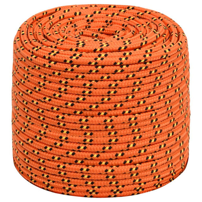 Frânghie de barcă, portocaliu, 6 mm, 100 m, polipropilenă - WALTI WALTI