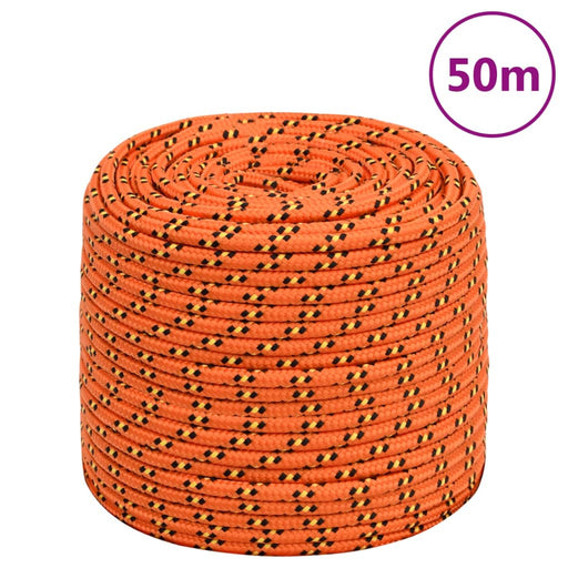 Frânghie de barcă, portocaliu, 8 mm, 50 m, polipropilenă - WALTI WALTI