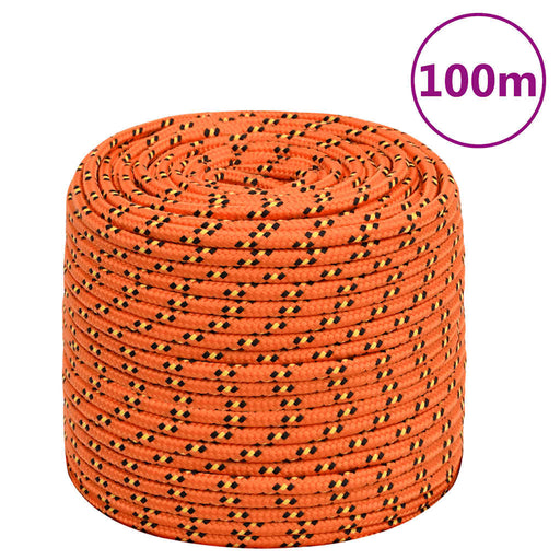 Frânghie de barcă, portocaliu, 10 mm, 100 m, polipropilenă - WALTI WALTI