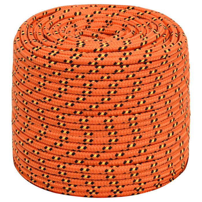 Frânghie de barcă, portocaliu, 10 mm, 100 m, polipropilenă - WALTI WALTI