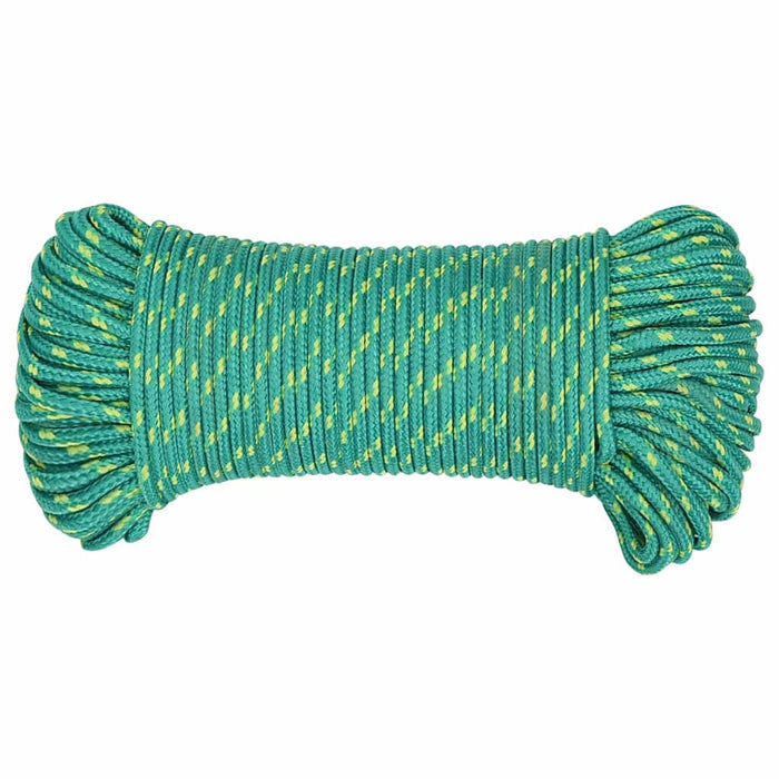 Frânghie de barcă, verde, 4 mm, 500 m, polipropilenă - WALTI WALTI