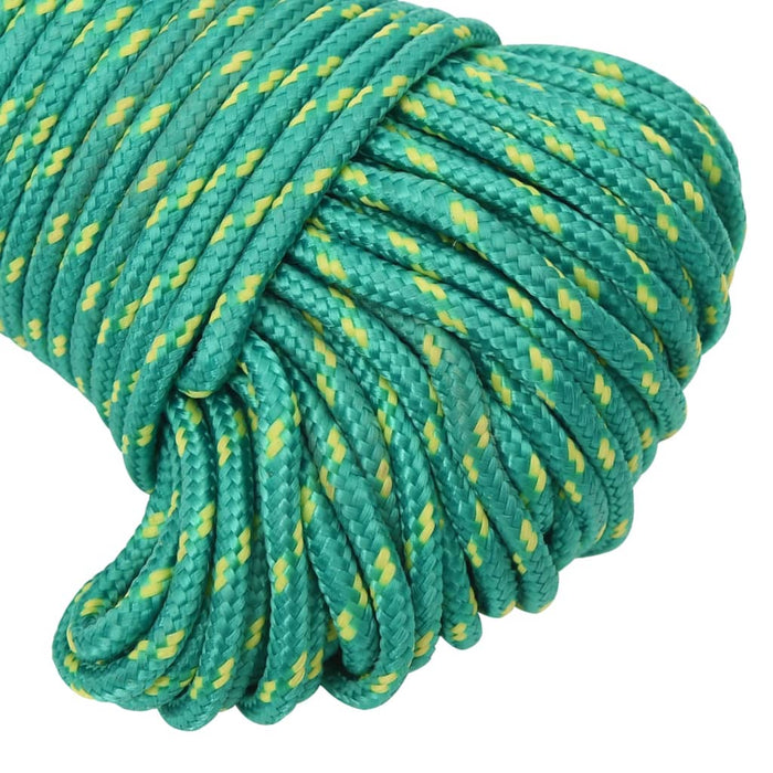 Frânghie de barcă, verde, 5 mm, 25 m, polipropilenă WALTI