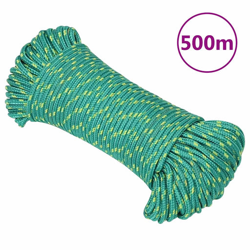 Frânghie de barcă, verde, 5 mm, 500 m, polipropilenă - WALTI WALTI