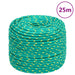 Frânghie de barcă, verde, 8 mm, 25 m, polipropilenă - WALTI WALTI