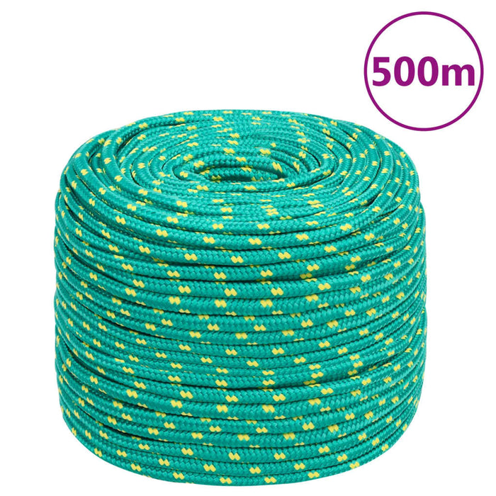 Frânghie de barcă, verde, 8 mm, 500 m, polipropilenă WALTI