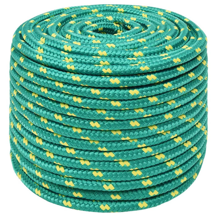 Frânghie de barcă, verde, 12 mm, 25 m, polipropilenă WALTI