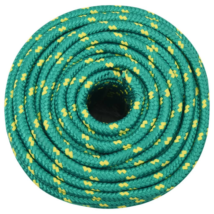 Frânghie de barcă, verde, 12 mm, 25 m, polipropilenă WALTI