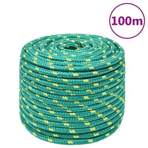 Frânghie de barcă, verde, 12 mm, 100 m, polipropilenă - WALTI WALTI