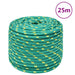 Frânghie de barcă, verde, 14 mm, 25 m, polipropilenă - WALTI WALTI