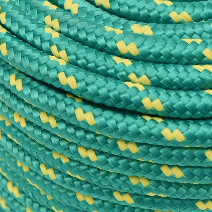 Frânghie de barcă, verde, 14 mm, 250 m, polipropilenă - WALTI WALTI