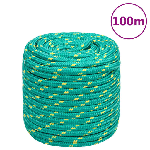 Frânghie de barcă, verde, 16 mm, 100 m, polipropilenă - WALTI WALTI