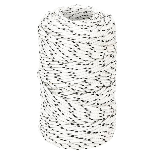 Frânghie împletită pentru barcă, alb, 2 mm x 100 m, poliester - WALTI WALTI