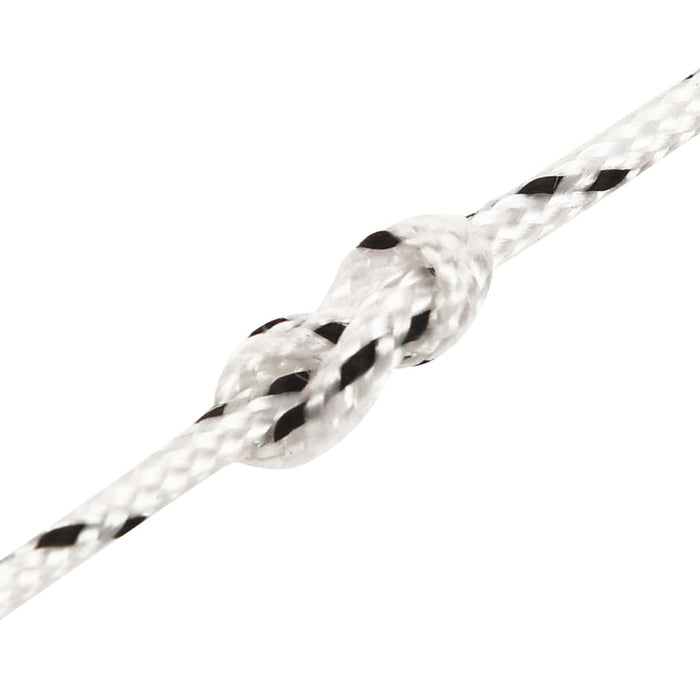 Frânghie împletită pentru barcă, alb, 2 mm x 100 m, poliester - WALTI WALTI