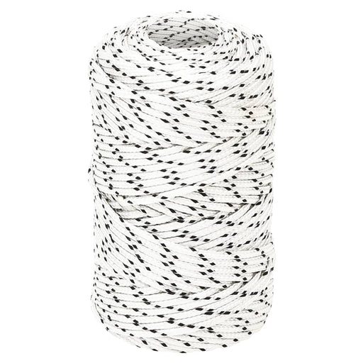 Frânghie împletită pentru barcă, alb, 2 mm x 500 m, poliester - WALTI WALTI