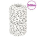 Frânghie împletită pentru barcă, alb, 2 mm x 500 m, poliester - WALTI WALTI