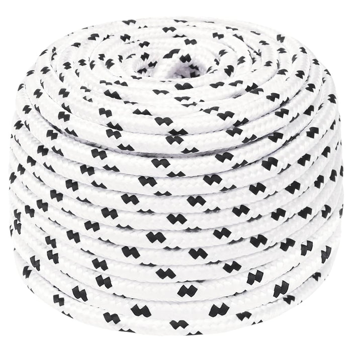 Frânghie de lucru, alb, 10 mm, 100 m, poliester - WALTI WALTI