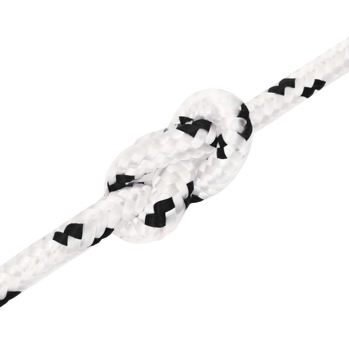 Frânghie de lucru, alb, 10 mm, 100 m, poliester - WALTI WALTI