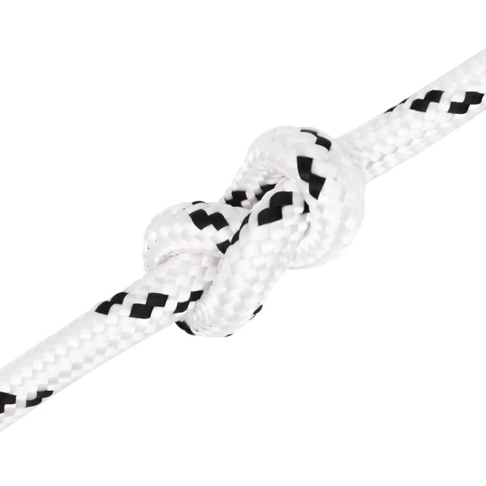 Frânghie împletită pentru barcă, alb, 14 mm x 250 m, poliester - WALTI WALTI