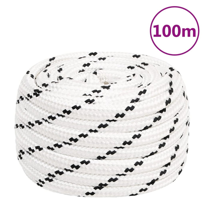 Frânghie de lucru, alb, 16 mm, 100 m, poliester - WALTI WALTI