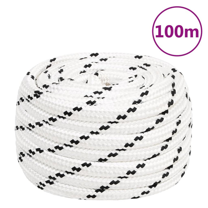 Frânghie de lucru, alb, 18 mm, 100 m, poliester - WALTI WALTI