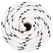 Frânghie împletită pentru barcă, alb, 20 mm x 50 m, poliester - WALTI WALTI