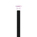 Frânghie de lucru, negru, 4 mm, 500 m, poliester - WALTI WALTI