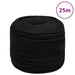 Frânghie de lucru, negru, 8 mm, 25 m, poliester - WALTI WALTI