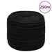 Frânghie de lucru, negru, 10 mm, 250 m, polipropilenă - WALTI WALTI