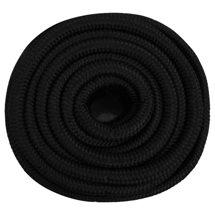 Frânghie de lucru, negru, 20 mm, 50 m, poliester - WALTI WALTI
