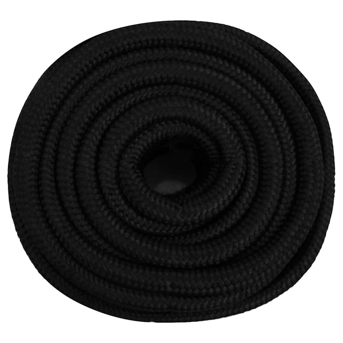 Frânghie de lucru, negru, 25 mm, 50 m, poliester - WALTI WALTI