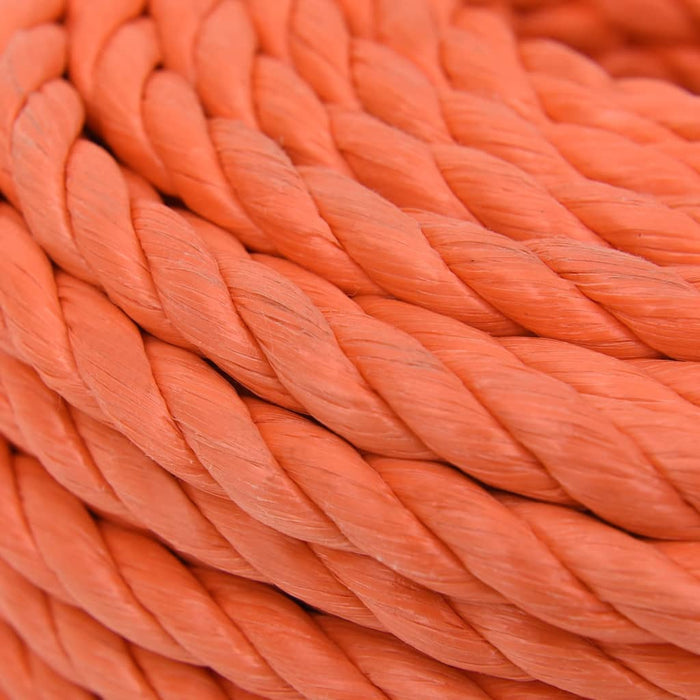 Frânghie de lucru, portocaliu, 10 mm, 50 m, polipropilenă - WALTI WALTI