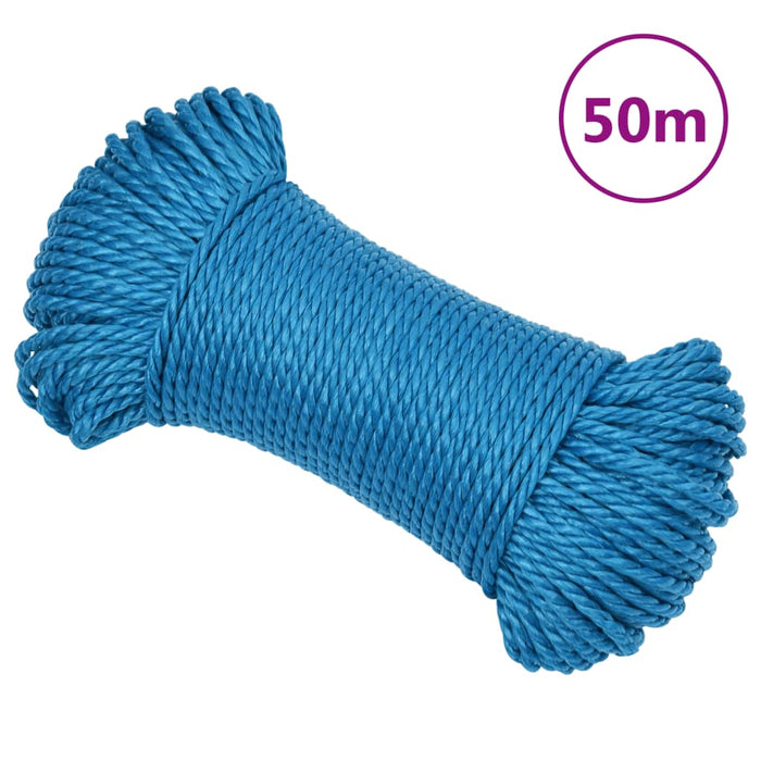 Frânghie de lucru, albastru, 3 mm, 50 m, polipropilenă - WALTI WALTI