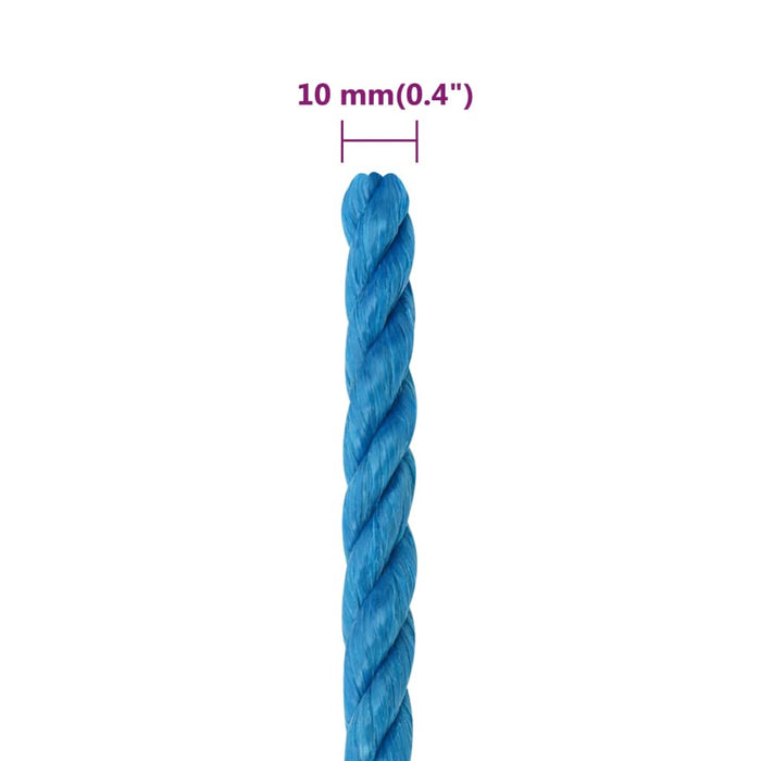 Frânghie de lucru, albastru, 10 mm, 25 m, polipropilenă - WALTI WALTI