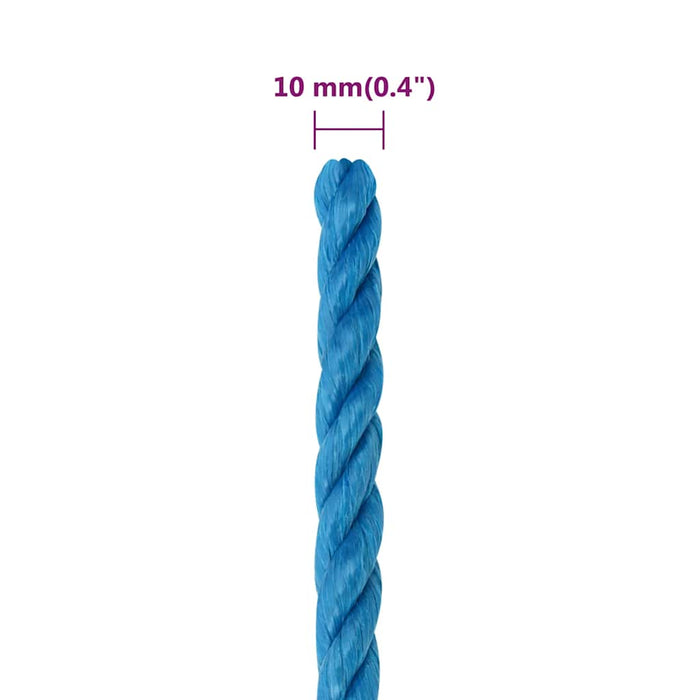 Frânghie de lucru, albastru, 10 mm, 50 m, polipropilenă - WALTI WALTI