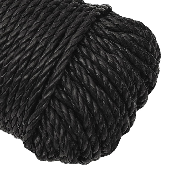 Frânghie de lucru, negru, 3 mm, 50 m, polipropilenă - WALTI WALTI