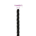 Frânghie de lucru, negru, 6 mm, 50 m, polipropilenă - WALTI WALTI