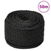 Frânghie de lucru, negru, 10 mm, 50 m, polipropilenă - WALTI WALTI
