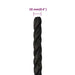 Frânghie de lucru, negru, 10 mm, 50 m, polipropilenă - WALTI WALTI