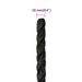 Frânghie de lucru, negru, 10 mm, 100 m, polipropilenă - WALTI WALTI