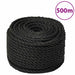 Frânghie de lucru, negru, 10 mm, 500 m, polipropilenă - WALTI WALTI