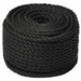 Frânghie de lucru, negru, 10 mm, 500 m, polipropilenă - WALTI WALTI