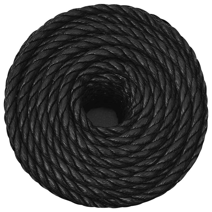 Frânghie de lucru, negru, 10 mm, 500 m, polipropilenă - WALTI WALTI