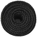 Frânghie de lucru, negru, 14 mm, 25 m, polipropilenă - WALTI WALTI