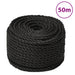 Frânghie de lucru, negru, 14 mm, 50 m, polipropilenă - WALTI WALTI