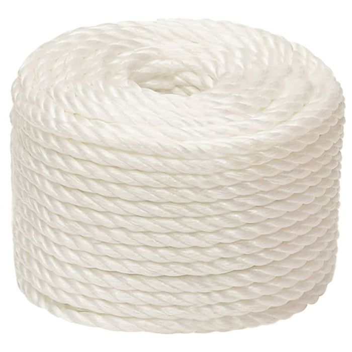 Frânghie de lucru, Alb, 10 mm, 50 m, polipropilenă - WALTI WALTI