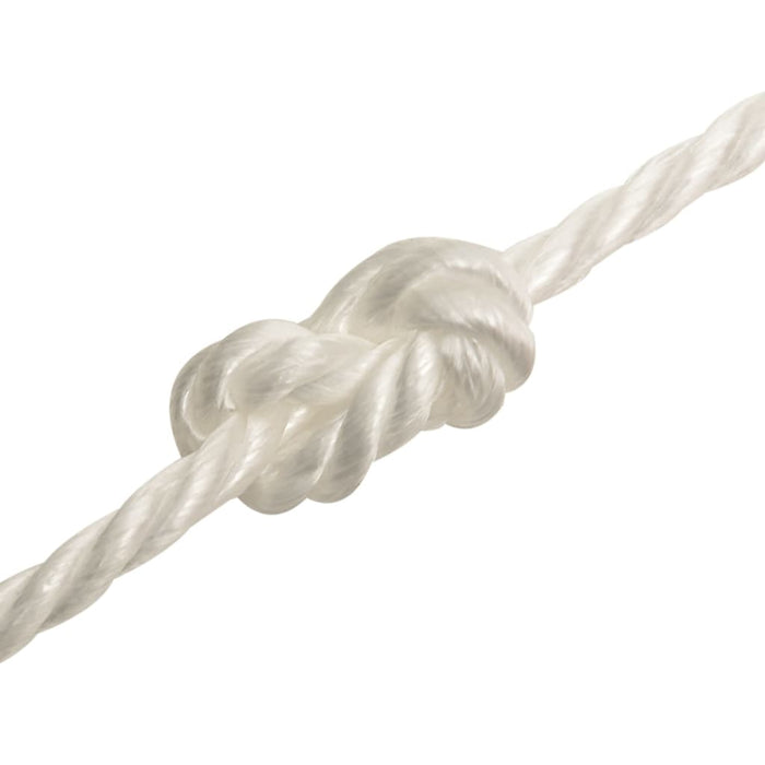 Frânghie de lucru, Alb, 10 mm, 50 m, polipropilenă - WALTI WALTI