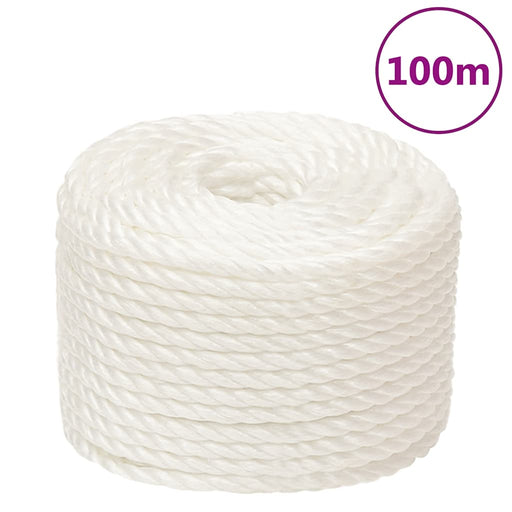 Frânghie de lucru, alb, 16 mm, 100 m, polipropilenă - WALTI WALTI