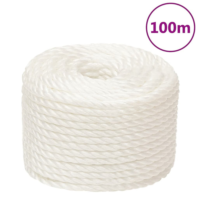 Frânghie de lucru, alb, 16 mm, 100 m, polipropilenă - WALTI WALTI